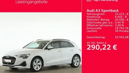 Gebraucht Audi A3 Sport 116 PS (85 kW) 2025 Limousine