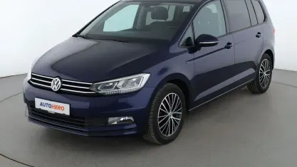 Gebraucht VW Touran Comfortline 150 PS (110 kW) 2017 Blau Van / Kleinbus