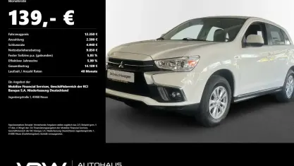 Gebraucht Mitsubishi ASX Diamant Edition 117 PS (86 kW) 2019 Weiß SUV