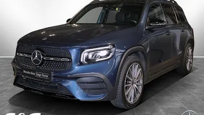 Denimblau metallic Gebraucht 2023 Mercedes GLB220 AMG SUV | 41.790 € (Fairer Preis)