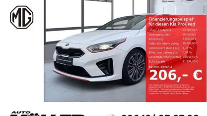 Weiss Gebraucht 2019 Kia ProCeed GT Comfort Kleinwagen | 23.789 € (Fairer Preis)