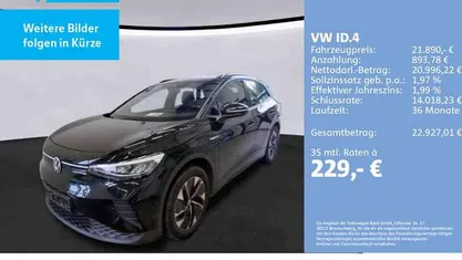 Mythosschwarz metallic Gebraucht 2022 VW ID.4 Pro Performance SUV | 21.890 € (Fairer Preis)