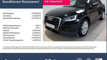 Mythosschwarz metallic Gebraucht 2022 Audi Q2 SUV | 22.850 € (Fairer Preis)
