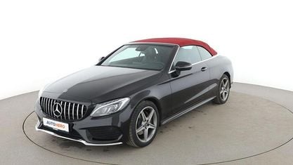 Occasion Mercedes C180 AMG line 156 ch (114 kW) 2018 Noir Cabriolet