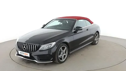Gebraucht Mercedes C180 AMG line 156 PS (114 kW) 2018 Schwarz Cabrio