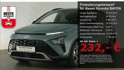 Gebraucht Hyundai Bayon GO! 101 PS (74 kW) 2024 Mangrove green SUV