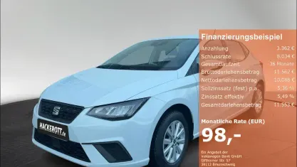 Gebraucht Seat Ibiza Style 95 PS (69 kW) 2023 Weiss Kleinwagen