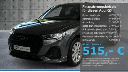 Occasion Audi Q3 Sportback S-Line 150 ch (110 kW) 2025 Gris SUV