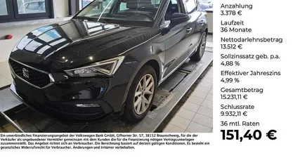 Schwarz Gebraucht 2020 Seat Leon Style Limousine | 16.890 € (Fairer Preis)