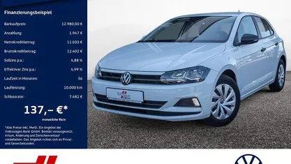 Gebraucht VW Polo Trendline 80 PS (58 kW) 2020 Weiß Kleinwagen