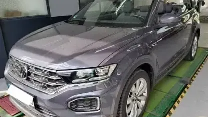 Gebraucht VW T-Roc Cabriolet R-line 150 PS (110 kW) 2021 Grau Cabrio