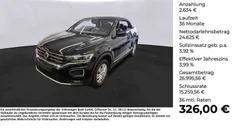Deep black perleffekt Gebraucht 2021 VW T-Roc Cabriolet Style Cabrio | 27.259 € (Fairer Preis)