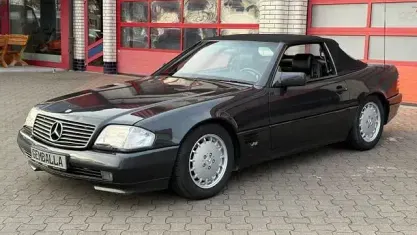 Brugt Mercedes SL600 394 HK (289 kW) 1993 Blå Cabriolet
