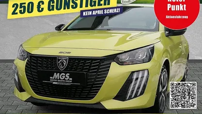 Neu Peugeot 208 Style 101 PS (74 kW) 2025 Gelb Kleinwagen