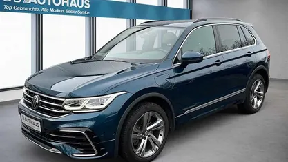 Blau Gebraucht 2023 VW Tiguan R-line SUV | 30.490 € (Guter Preis)
