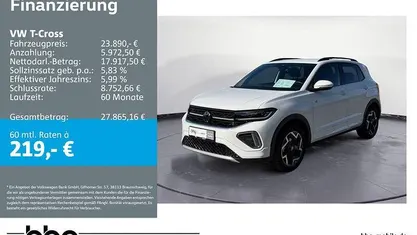 Gebraucht VW T-Cross R-line 116 PS (85 kW) 2025 SUV