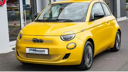 Neu Fiat 500e Icon 86 kW (118 PS) 2026 Gelb Limousine
