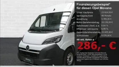 Gebraucht Opel Movano 140 PS (102 kW) 2024 Kaolin weiß Van