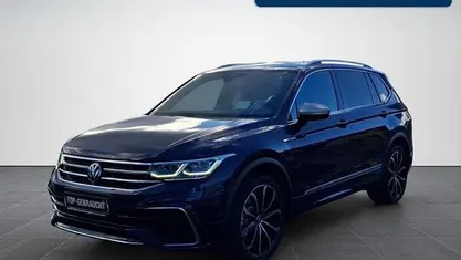 Atlantic blue metallic Gebraucht 2022 VW Tiguan Allspace R-line SUV | 33.980 € (Guter Preis)