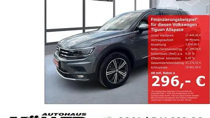 Gebraucht VW Tiguan Allspace Highline 239 PS (175 kW) 2018 Grau SUV
