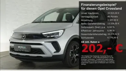 Gebraucht Opel Crossland Elegance 110 PS (80 kW) 2023 Kristall silber SUV