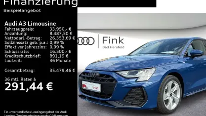 Gebraucht Audi A3 S-Line 150 PS (110 kW) 2025 Ascariblau metallic Limousine