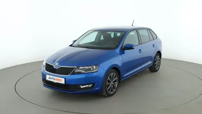Gebraucht Skoda Rapid Drive 125 PS (91 kW) 2017 Blau Kleinwagen