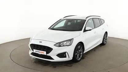 Gebraucht Ford Focus ST-Line 125 PS (91 kW) 2020 Weiß Kombi