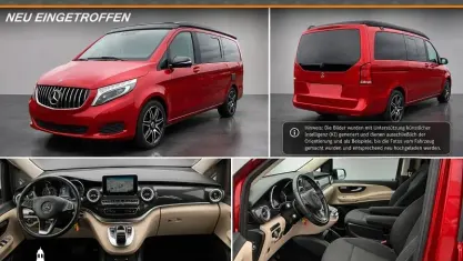 Gebraucht Mercedes V250 Marco Polo 190 PS (139 kW) 2018 Designo hyazinth rot metallic (mb 3996) Van / Kleinbus