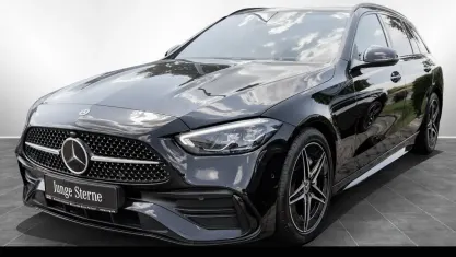 Gebraucht Mercedes C220 AMG 200 PS (147 kW) 2021 Unilack schwarz Kombi