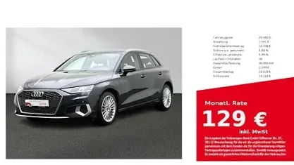 Second-hand Audi A3 Advanced 204 CP (150 kW) 2022 Berlinǎ