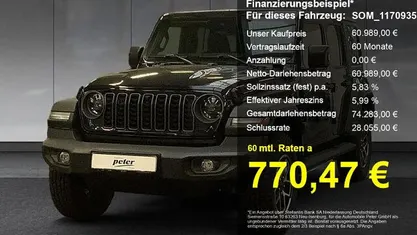 Gelb Gebraucht 2024 Jeep Wrangler Rubicon SUV | 60.989 € (Guter Preis)