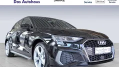 Mythosschwarz metallic Gebraucht 2023 Audi A3 Sportback S-Line Limousine | 28.990 € (Guter Preis)