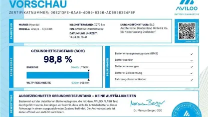 Usata Hyundai Ioniq 6 167 kW (228 CV) 2025 Argento Berlina