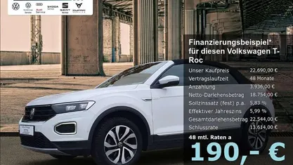 Gebraucht 2021 VW T-Roc Cabriolet Active Cabrio | 22.690 € (Guter Preis)