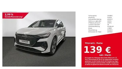 Gletscherweiß metallic Gebraucht 2022 Audi Q4 Sportback e-tron Ambiente SUV | 29.380 € (Fairer Preis)