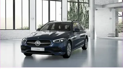 Gebraucht Mercedes C220 200 PS (147 kW) 2023 Blau Limousine
