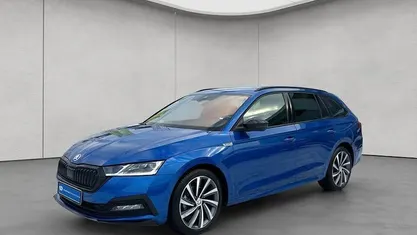 Blau Gebraucht 2024 Skoda Octavia SportLine Kombi | 31.460 € (Fairer Preis)