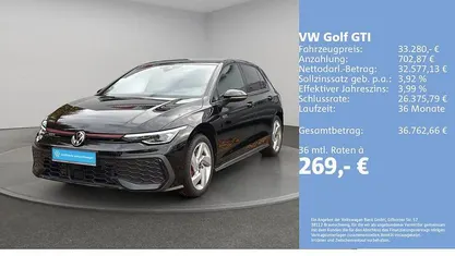 Schwarz Gebraucht 2024 VW Golf VIII GTI Limousine | 33.280 € (Superpreis)