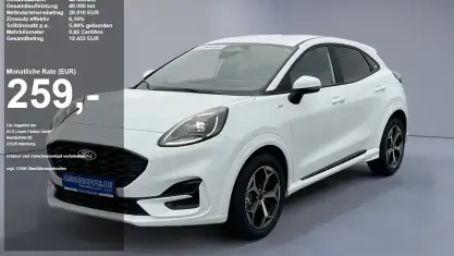 Neu Ford Puma ST-Line 125 PS (91 kW) 2025 Weiß SUV