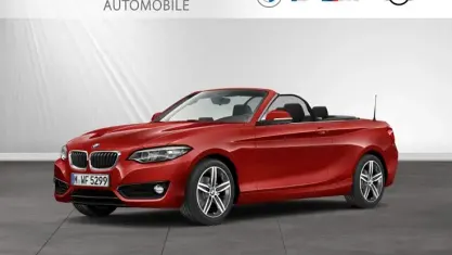 Gebraucht BMW 218 Sport Line 136 PS (100 kW) 2019 Melbourne rot metallic Cabrio