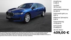 Cobalt blau metallic Neu 2025 Skoda Superb Selection Kombi | 36.940 € (Guter Preis)