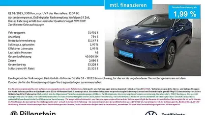Gebraucht 2025 VW ID.4 Pure SUV | 31.901 € (Fairer Preis)