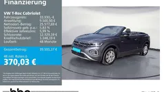 Rauchgrau metallic/schwarz Gebraucht 2025 VW T-Roc Cabriolet Goal Cabrio | 33.930 € (Fairer Preis)