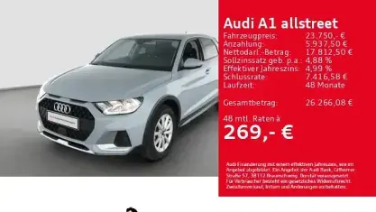Gebraucht Audi A1 S-Line 116 PS (85 kW) 2025 Pfeilgrau perleffekt SUV