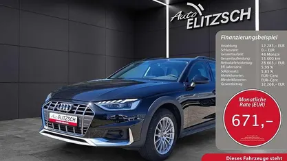 Mythosschwarz metallic Gebraucht 2023 Audi A4 Allroad Ambiente Kombi | 40.950 € (Fairer Preis)