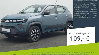 Schiefer blau Gebraucht 2024 Dacia Spring Expression Kleinwagen | 17.780 € (Fairer Preis)