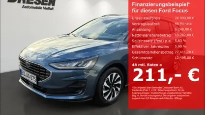 Gebraucht Ford Focus Titanium 125 PS (91 kW) 2025 Blau Kombi