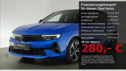 Kobalt blau Gebraucht 2024 Opel Astra Limousine | 23.424 € (Guter Preis)
