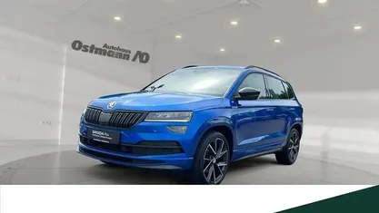 Race blau Gebraucht 2021 Skoda Karoq SportLine SUV | 27.980 € (Guter Preis)